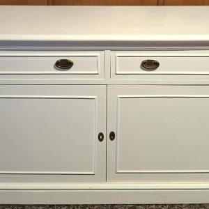 APARADOR LACADO BLANCO MEDIDAS 262 X 55 X 83