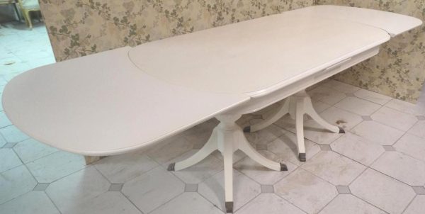 MESA PETACA BLANCA EXTENSIBLE 165 X 90