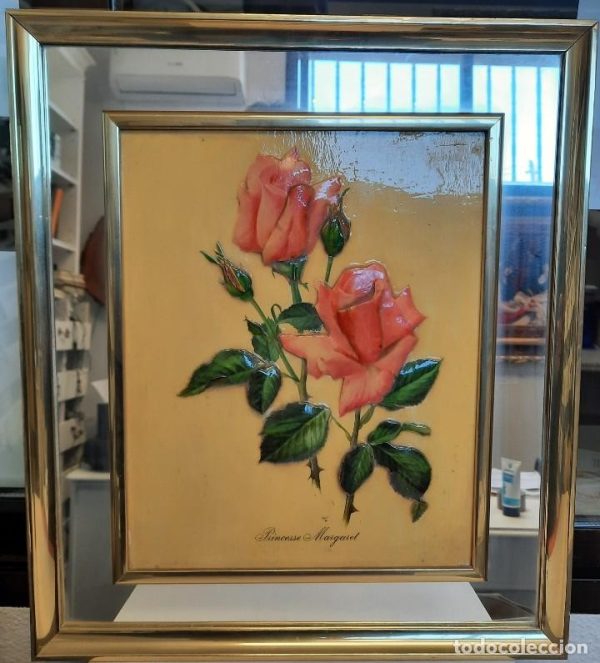 ROSAS CON ESPEJOS 37 X 43