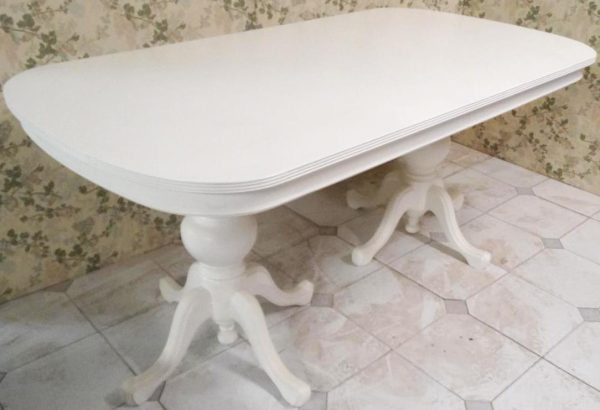 MESA PETACA BLANCA FIJA MEDIDAS 180 X 90