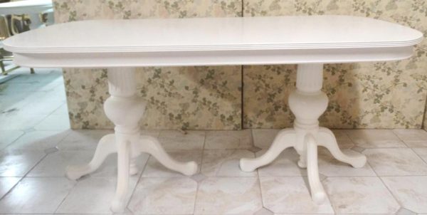 MESA PETACA BLANCA FIJA MEDIDAS 180 X 90